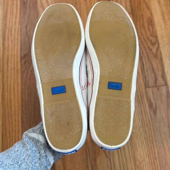 Keds Cream and Red Braves Baseball Stitch Sneakers size 10 - Picture 10 of 12